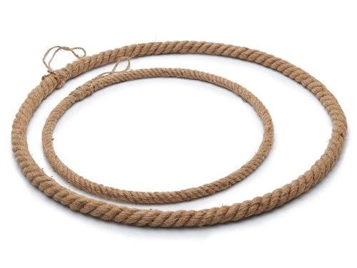 Anillo de madera de yute en diferentes tamaños | Necesidades artesanales necesidades de artista Kreat