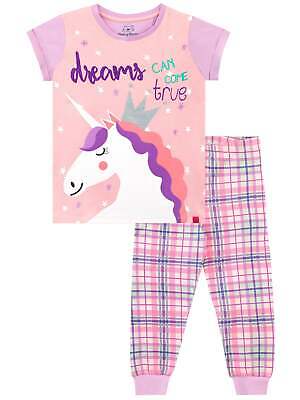 Princess Unicorn Pyjamas Kids Girls  5 6 7 8 9 10 11 12 Years PJs Polka Dots Set