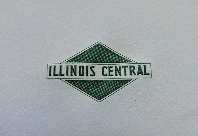 Panama Limited Illinois Central Railroad Passenger Train Stationery Lot