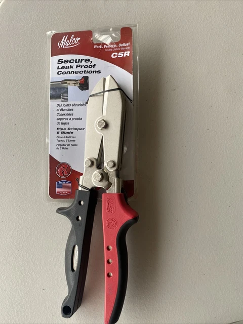Malco C5RTS Ducting Crimper - Red