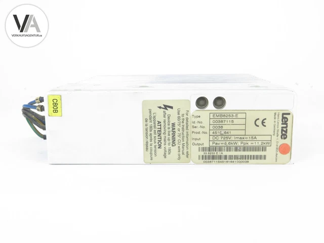 Lenze brake unit brake module 11.2kW EMB8253-E