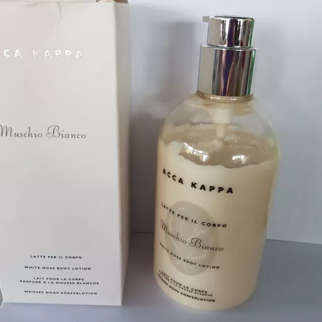 Acca Kappa Latte Per Il Corpo Muschio Bianco White Moss 500Ml Vintage Rare