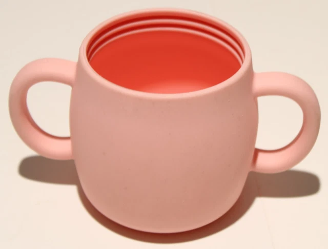Silicone Baby Toddler Handled Sippy Cup 12m+ *Stained*
