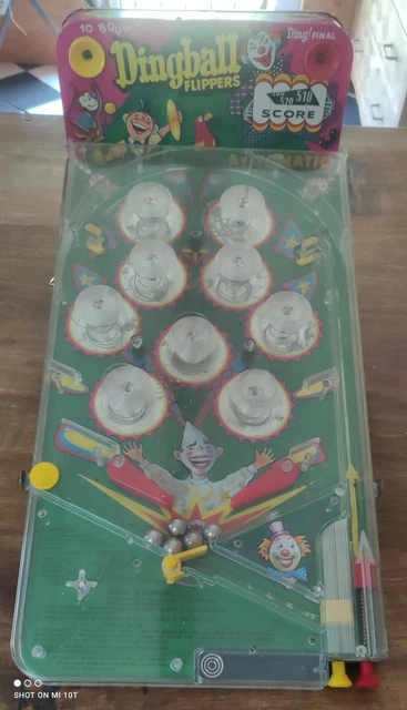Flipper Ding Ball vintage France Jouet - Collection