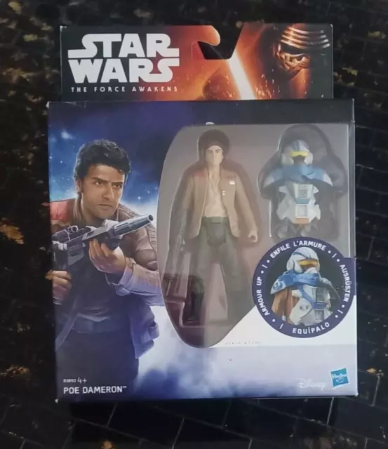 Star Wars the force awakens figurine / Poe Dameron ( armor up ) Hasbro / Disney