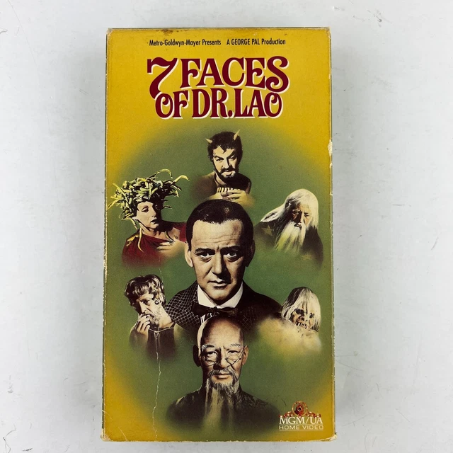 7 FACES OF Dr Lao VHS Video Tape Tony Randall,