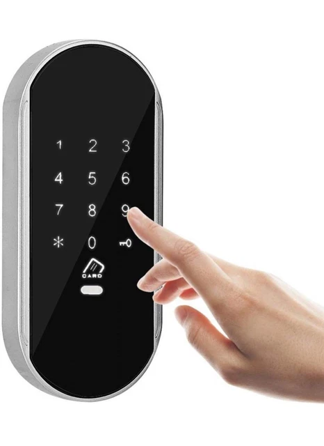 Touch Lock Drawer ELECTRONIC CABINET LOCK Smart Touch Screen Drawer Password Keypad Lock ...