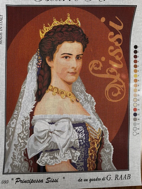 Lona con aguja de 20x24 pulgadas lona Sissi solamente