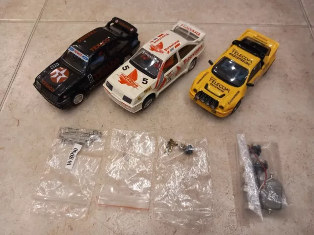 Classic Used Scalextric Cars, Transformer and controllers Job Lot (4)