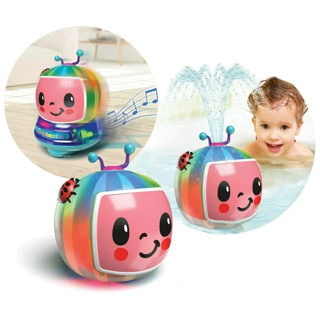 Interactive Cocomelon Spraying Bath Toy With Lights and Music Creativity Play