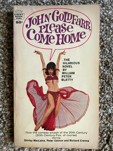 William Peter Blatty JOHN GOLDFARB, PLEASE COME HOME 1964 Great Cover Photos