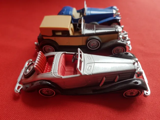 Konvolut LESNEY MODELS OF YESTERDAY MATCHBOX OLDTIMER Made in England Top