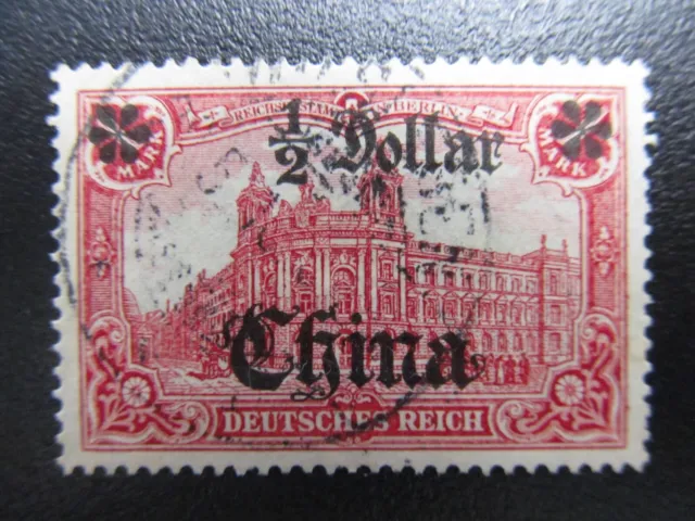 DK China Nr. 44A, 1906, gestempelt Mi 50€ *BA563*