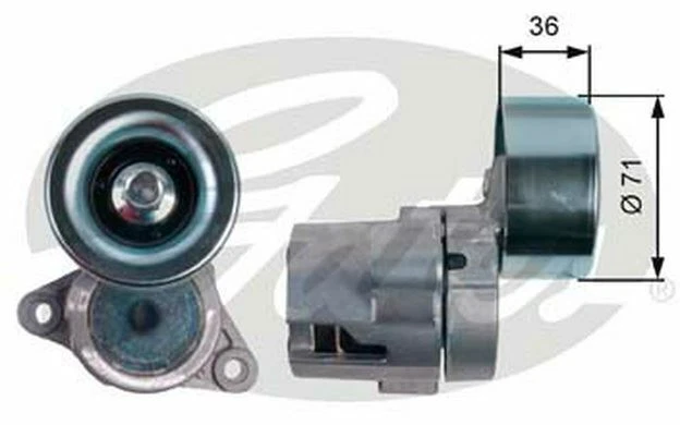 GATES Galet tendeur pour MAZDA 5 6 T39133 - Pièces Auto Mister Auto