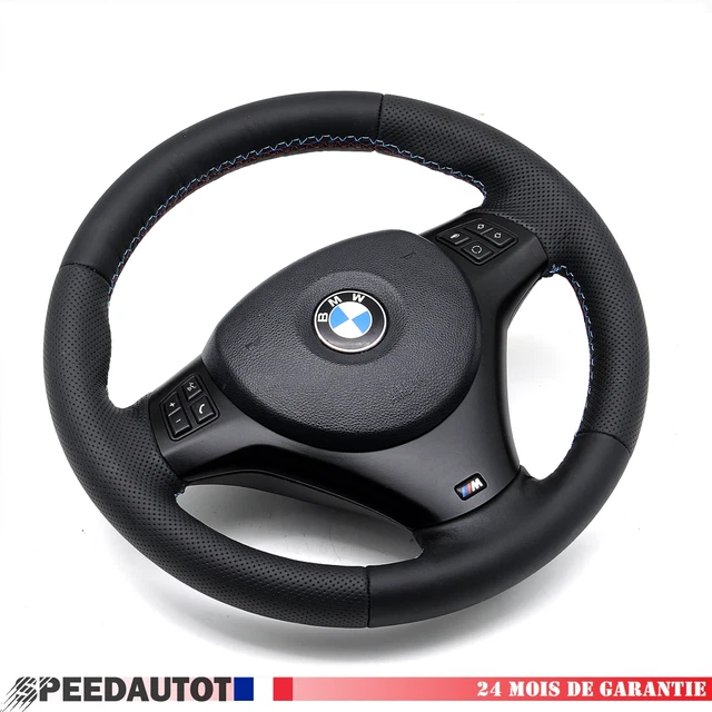 Volant BMW M3 E82/E88/E90/E92/E93 Avec Fond Plat Carbone Et Cuir Italien - Remanufacturé