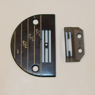 INDUSTRIAL SEWING MACHINE FEED DOG & PLATE REGULAR set FOR JUKI BROTHER SINGER