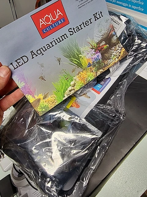 AquaCulture Led Aquarium Hood Top & Led Light for 5 Gallon Tank 