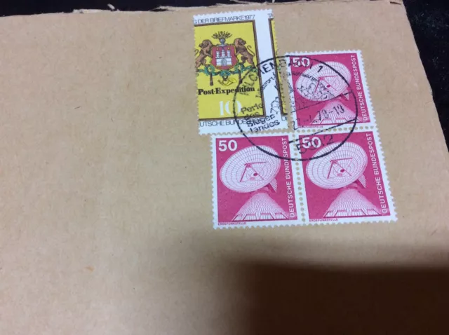 FEHLDRUCK BRD Michel-Nr.  948, Tag der Briefmarke 1977, echt gelaufen