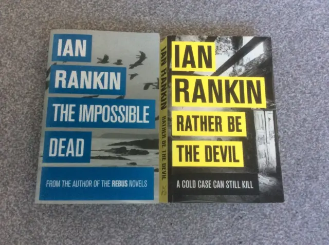 The Impossible Dead & Rather Be The Devil by Ian Rankin Paperback books (USED)
