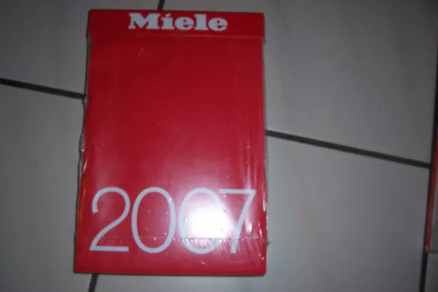 Miele Kalender Geburtstag Abreisskalender Tageskalender 2007 neu und ovp