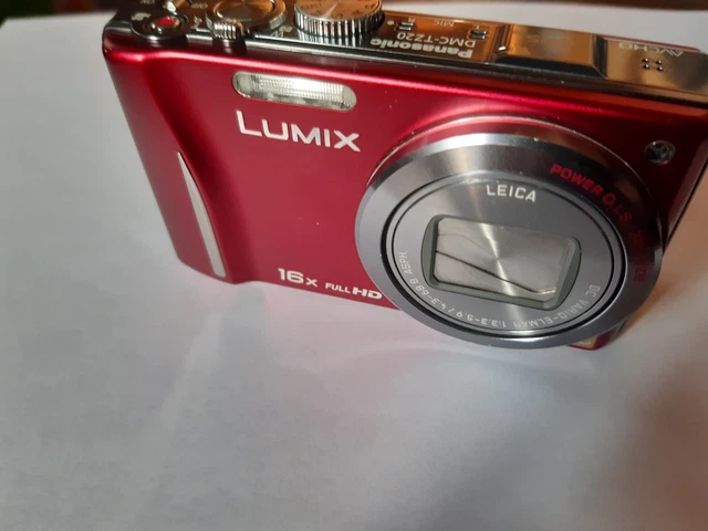 Panasonic Appareil Photo Numérique Lumix TZ20 Rouge - TBE