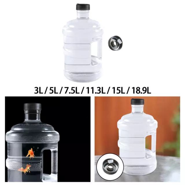 Water Containers with Lid Large Capacity Water Bucket Clear Water Tank Water Jug