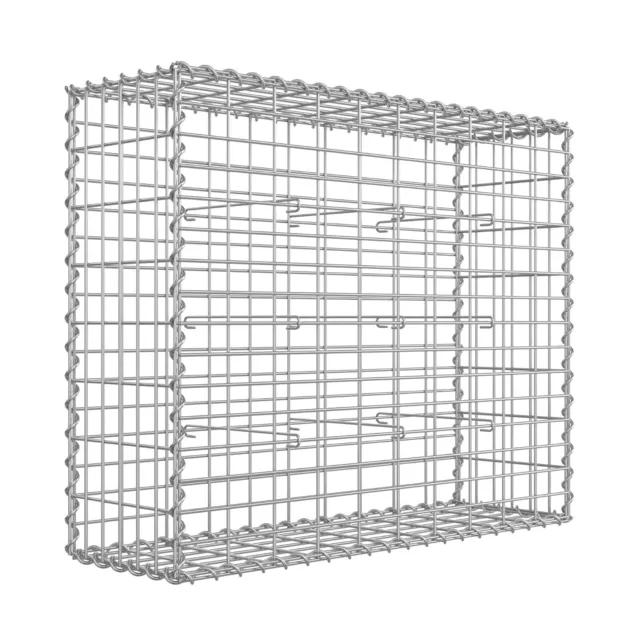 Gabion Stone Basket Gabion Basket Galvanised Steel 100 x 80 x 30 cm GGB183