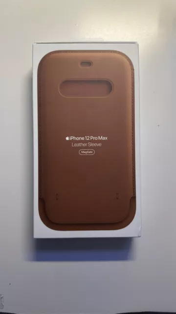 Apple Leder Hülle Case mit MagSafe für Apple iPhone 12 Pro Max - Sattel...