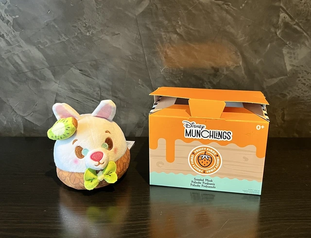 Disney Munchlings Fruity Finds Mystery Small Soft Toy, White Rabbit - NEW