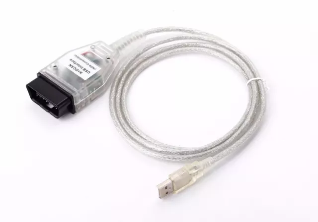 DIAGNOSEGERÄT K+ D-CAN INTERFACE USB OBD EOBD Scanner für BMW Ediabas Inpa 2