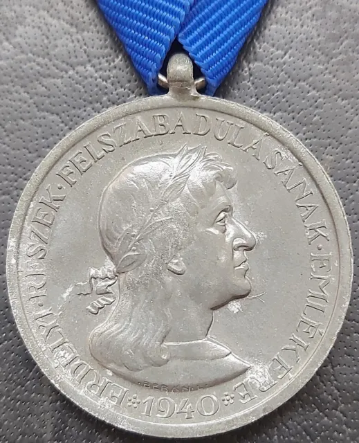 ✚11220✚ Hungarian Kingdom WW2 Commemorative Medal Liberation Transylvania 1940