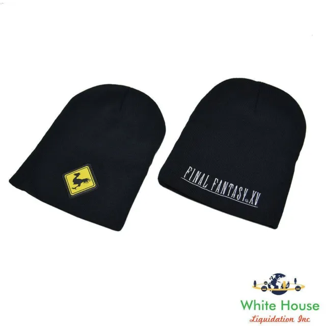 Final Fantasy XV Limited Edition Black Beanie Hat 100% Acrylic (Black)