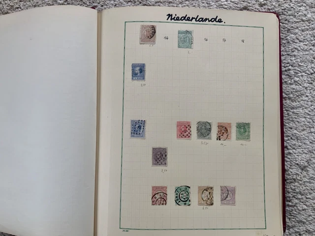 Briefmarken Sammlung Niederlande ca. 1955 - 1971   gest. Marken aus Nachlaß