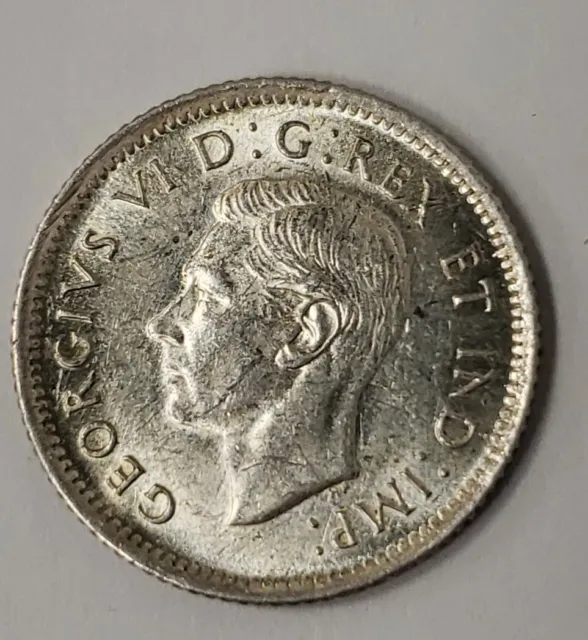 Canada 1940 Very High Grade Silver Ten Cents