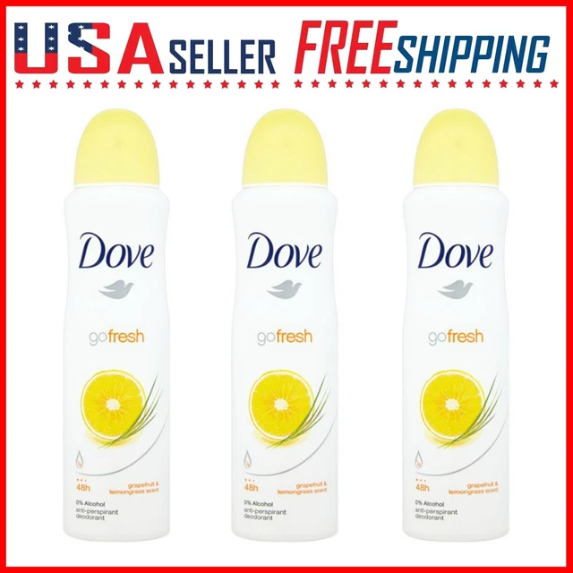 DOVE SPRAY GRAPEFRUIT & Lemongrass Antiperspirant Deodorant 150ml, 5
