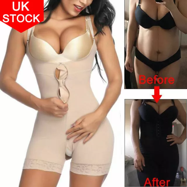 Ladies Full Body Shaper Slimming Shapewear Firm Tummy Control  Bodysuit Corset