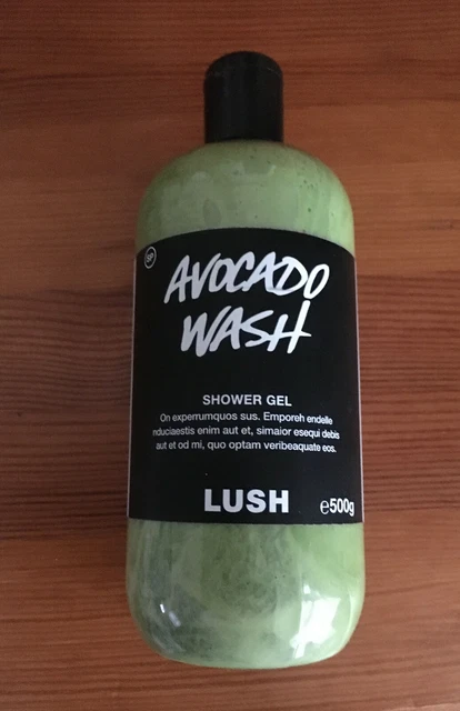 NUEVO SIN USAR Exuberante AGUACATE LAVADO gel de ducha 500 g Vegano Vegetariano DESCONTINUADO RARO