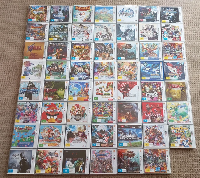 MASSIVE NINTENDO 3DS Bulk Sale Various Rare Gems Mostly In Aus