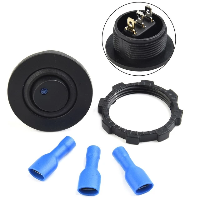 Interrupteur Coupe-circuit Batterie Avec Voltmètre - 12V/24V/48V, 250A Continu, Pour Voiture, Bateau, Camping-car