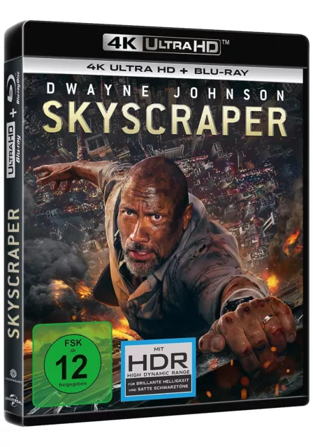 Skyscraper (Dwayne Johnson) 4K Ultra-HD + Blu Ray NEU + OVP