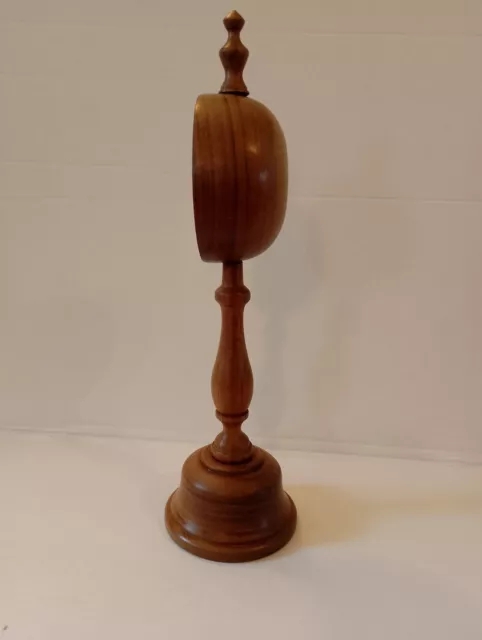 Pedestal Clock Solid Wood Creatively Turned  And  Designed 3