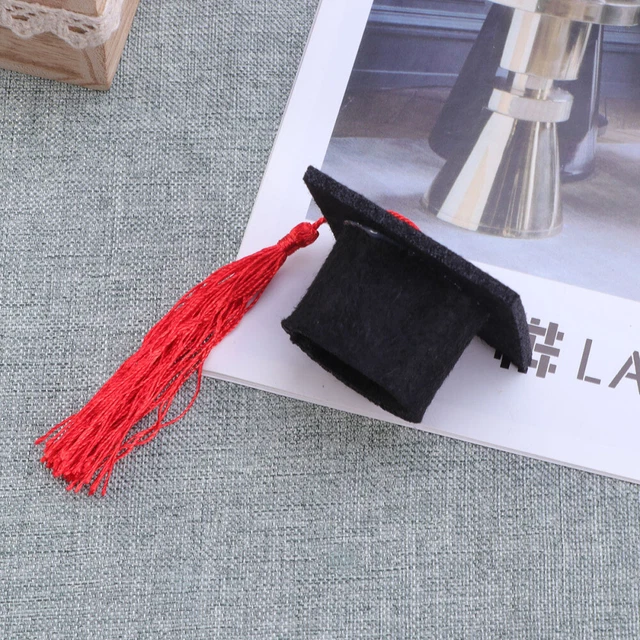 Cappelli Da Laurea In Miniatura - 12 Pezzi Per Decorare Bottiglie, Torte E Feste | Multicolore Per ABI 2025 - Foto 12