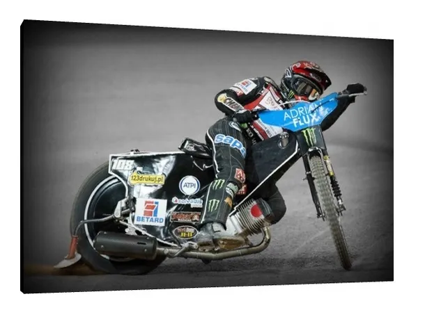 Tai Woffinden 30x20 Inch Canvas - Speedway Framed Picture Print