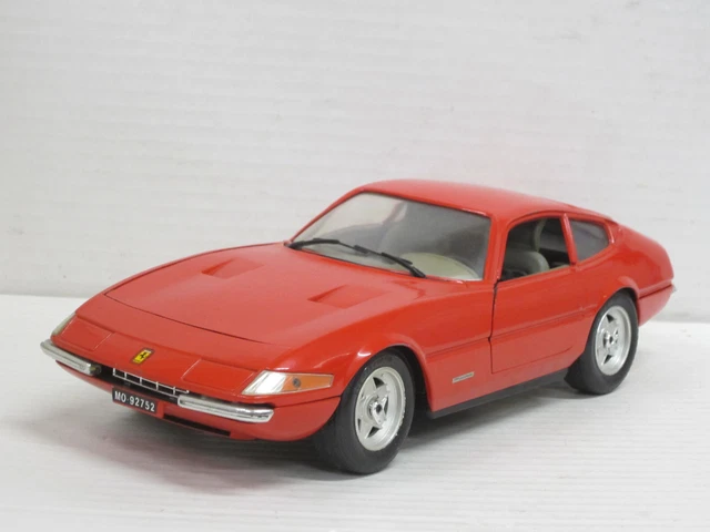 Giodi 1/18 – Ferrari 365 GTB/4 Daytona Rouge 1969 – état Correct, Sans Boîte