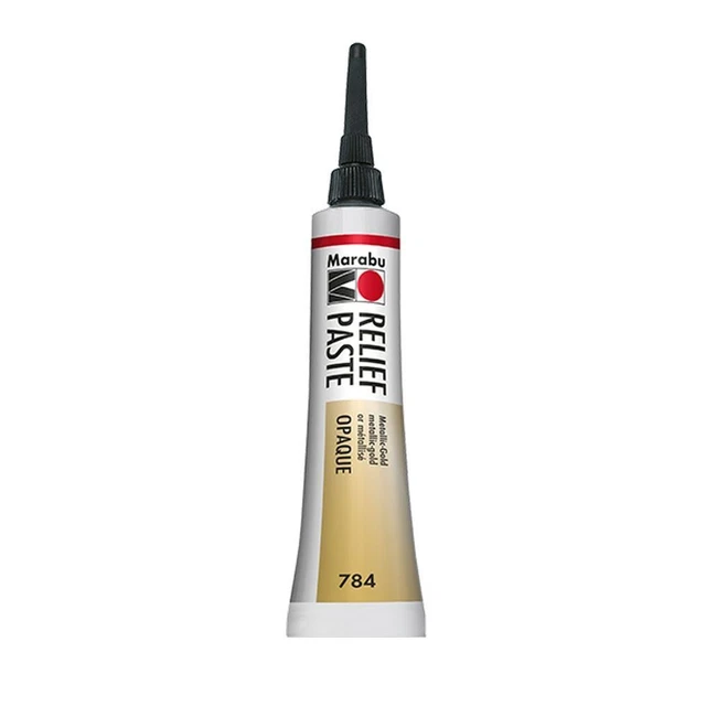 Pasta per Rilievo Oro Metallico Opaco Colore per vetro e porcellana Stafil