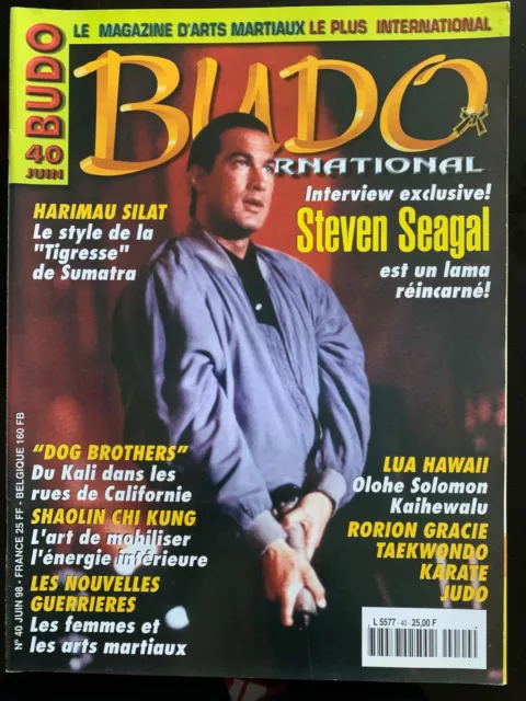 Arts Martiaux Kyoiku Budo n°40 du 6/1998; Interview Steven Seagal/ Lua Hawaii