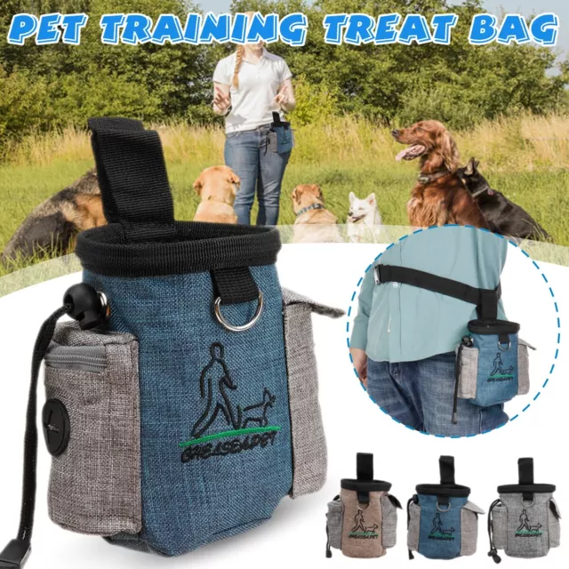 Puppy Pet Dog Obedience Training Treat Feed Bait Food Snack Pouch Belt Bags ZTT