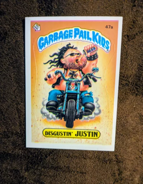 Garbage Pail Kids Original 2nd Series Disgustin’ Justin Matte #47a