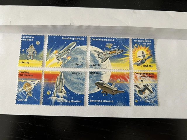 NASA Spaceshuttle Briefmarken USA Raumfahrt Weltraum