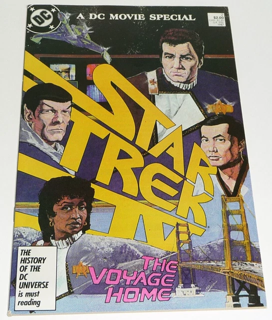Star Trek 4 The Voyage Home Comic Movie Adaptation 1986 DC Comics